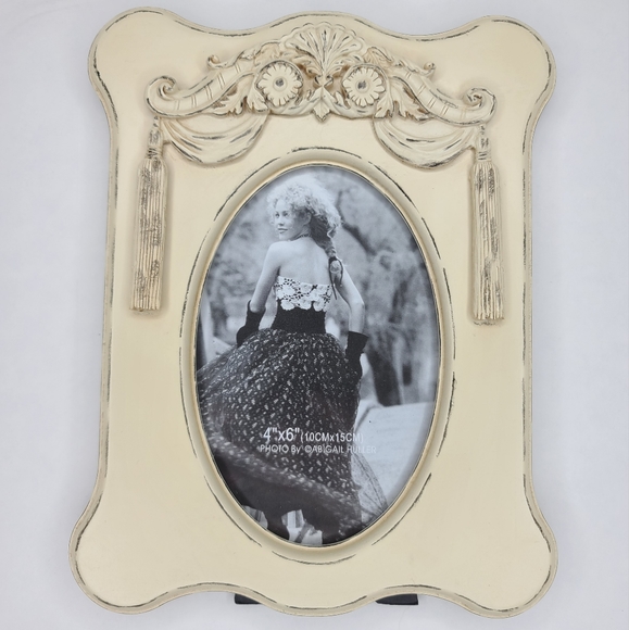 4"×6" Picture Frame Oval Frame Old Fashioned - Picture 5 of 8